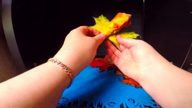 Мастер-Класс Цветы из листьев клена✷Осенние поделки✷Flowers from maple leaves смотреть онлайн