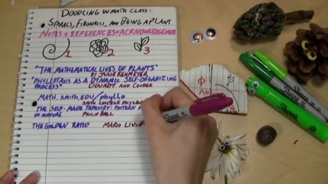 Notes and References for: Doodling Spirals, Fibonacci, Being a Plant смотреть онлайн