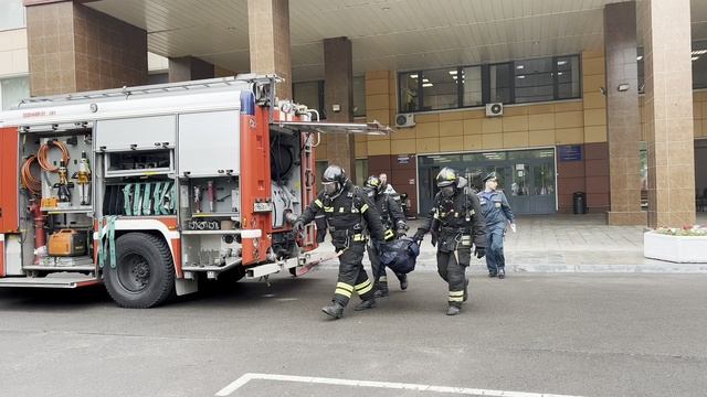 Пожарно-тактические учения в МГУСиТ