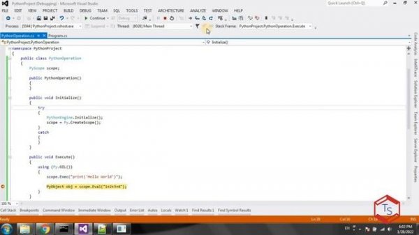 How to use Python in C# | How To Execute Python Code From C# | Integrate Python in C# | PythonNet