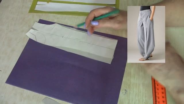 Мой взгляд на брюки в стиле БОХО. Моделируем брючки.