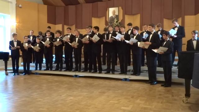 Зачет по практике работы с хором 10 класса, АХИ, 2015 смотреть онлайн