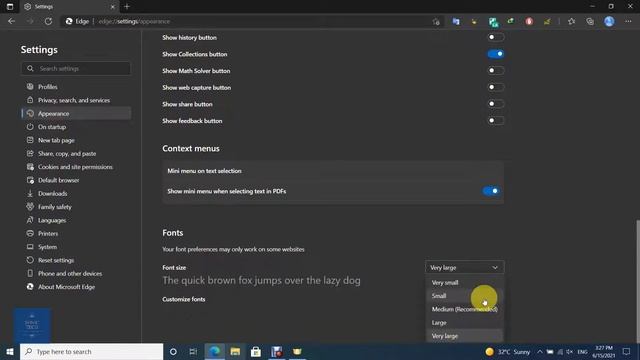 How to Customize Fonts on Microsoft Edge | Modify Font Style & Size смотреть онлайн