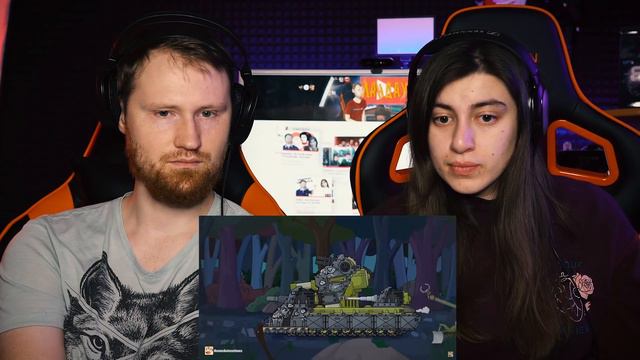 РЕАКЦИЯ на Homeanimations - Запретный лес - Мультики про танки смотреть онлайн