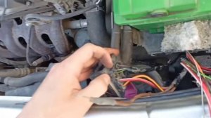 Снятие косы проводов ЭБУ и разъема Х25 под крылом opel astra h z16xer