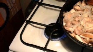 Картошка с грибами Синеножка или Рядовка,как вкусно пожарить картошечку с грибочками