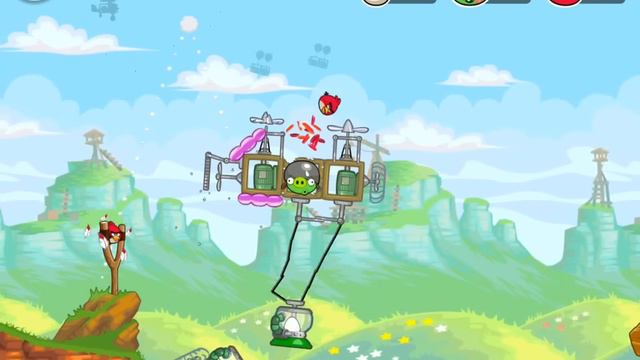 Angry Birds Classic - Red's Mighty Feathers. Level 1-11. 3 stars. [HD] смотреть онлайн