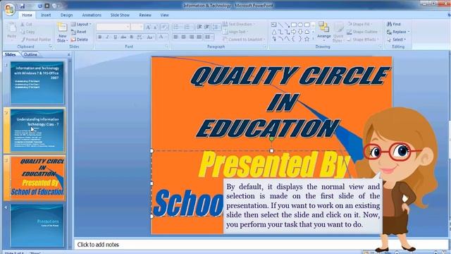 MS PowerPoint 2007- Editing an Existing Presentation смотреть онлайн