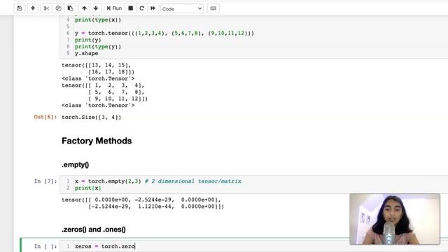Introduction to Pytorch Tensors смотреть онлайн