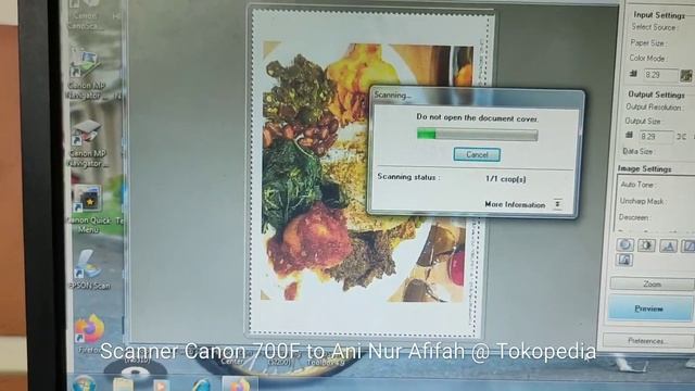 Scanner Canon Lide 700F Platbed смотреть онлайн
