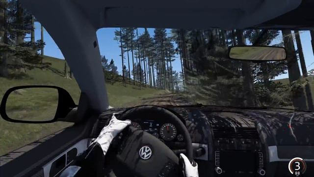 443 WHP Offroad Tuned Volkswagen Touareg 3.0 TDI Interior - Dirt Rally Wales (Assetto Corsa) смотреть онлайн