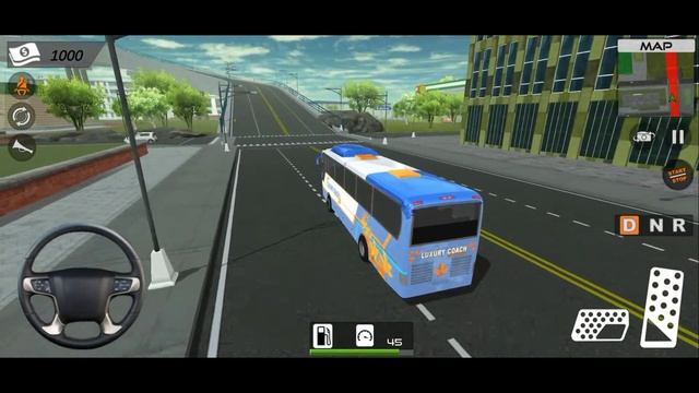 City Coach Bus Driving Sim 3D смотреть онлайн