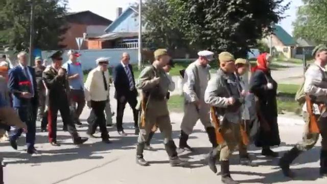 КВИР "Калужский гарнизон" на улицах Жиздры, 19.08.2017 г. смотреть онлайн