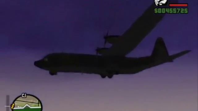 ГТА Сан Андреас грузовой самолет смотреть онлайн