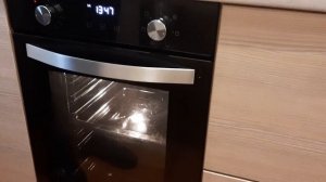 Первое включение Духового Шкафа. Первый запуск духовки, ее прокаливание.