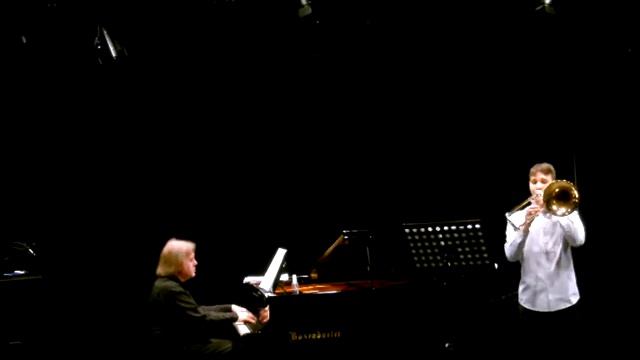 Carl Maria Von Weber Romance for Trombone and Piano смотреть онлайн