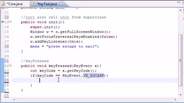 Java Game Development | Chapter - 29 Handling Key Events смотреть онлайн