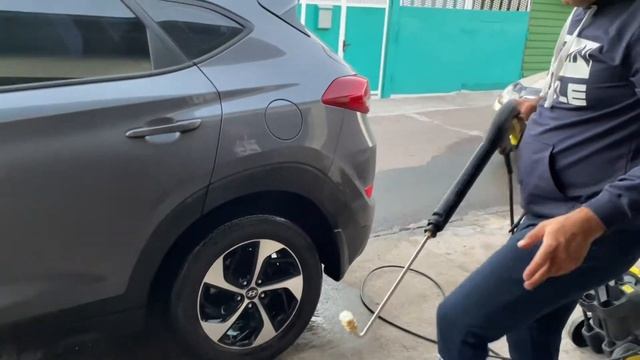 Насадка на пистолет Karcher в деле. смотреть онлайн