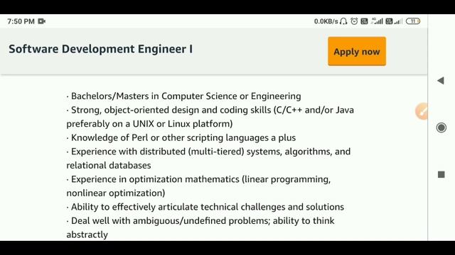 Amazon Bangalore is Hiring Software Development Engineer Freshers смотреть онлайн