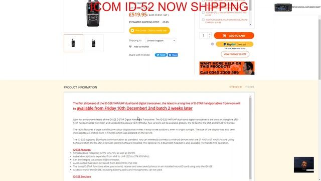 ICOM ID-52 NOW SHIPPING PRE ORDERS with more to come смотреть онлайн