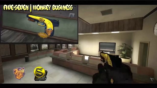 CS:GO-TOP 5-Sticker Combinations: "Five-SeveN" | Monkey Business (Обезьянье дело) смотреть онлайн