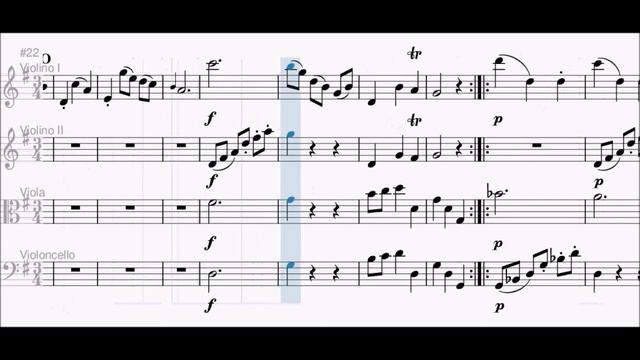 F. J. Haydn - String quartet in D major Op.1 N.3 Hob. III: 3 - II. Menuetto смотреть онлайн