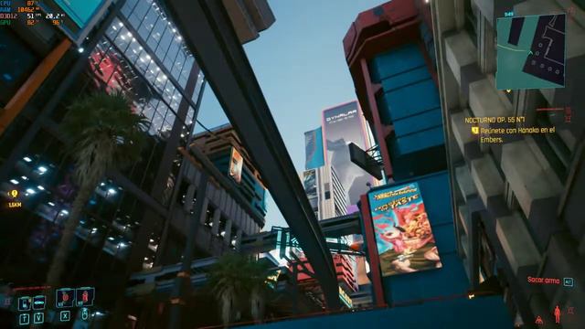 Cyberpunk 2077 -GTX 1660 ti - graficos ultra y trazado de rayos смотреть онлайн