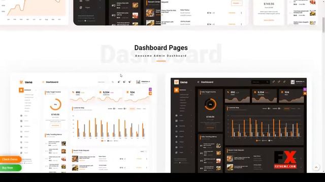 Uena - Restaurant Food Angular Admin Dashboard Template admin panel angular angular admin template смотреть онлайн