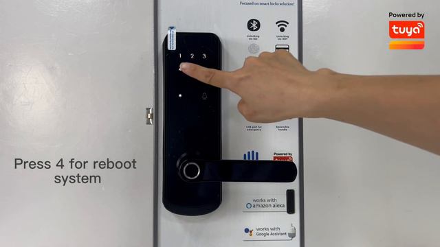 Tuya smart lock A230 - reset setting смотреть онлайн