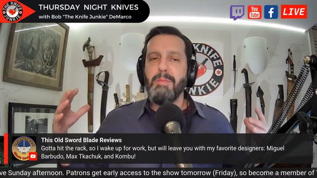 All-Time Favorite Knife Designs (and Designers) Thursday Night Knives with The Knife Junkie смотреть онлайн