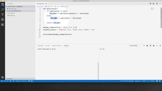 Python 5.9 The Basic Functions and conditions - Conditional Explained Line by Line смотреть онлайн