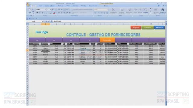 SAP GUI Scripting & Excel VBA (Task Automation Transactions XK01-02-03) смотреть онлайн