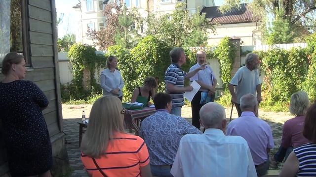 Деревня Рождественно. Сход жителей 27.08.2016 смотреть онлайн