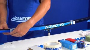 HOLMENKOL — Нанесение клистера и очистка зоны держания (руководство по уходу за лыжами)