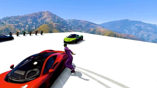 GTA V Epic New Stunt Race For Car Racing Challenge by Cars, Boats and Motorcycle смотреть онлайн