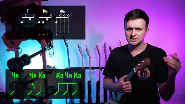 @THEHATTERSBAND — Я ДЕЛАЮ ШАГ ?#ИзиРазбор? на укулеле смотреть онлайн