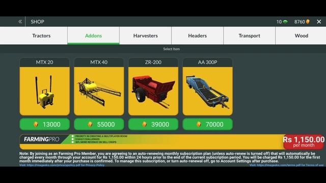 Farming Pro 3 Complete Shop Tour with all Vehicles Skins смотреть онлайн