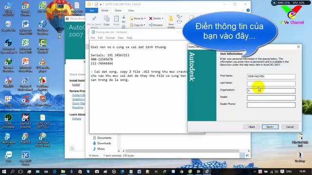 Hướng dẫn cài đặt chi tiết AutoCAD 2007 mới nhất 2016 trên Win 10, 8, 7 thành công 100% смотреть онлайн