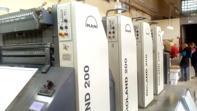 ROLAND 200. Печать тиража смотреть онлайн