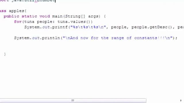 Java Programming Tutorial 45 EnumSet range смотреть онлайн