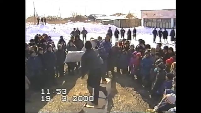 с. Батурино, 2000 год, Проводы зимы 17 лет назад. Кто узнает себя... смотреть онлайн