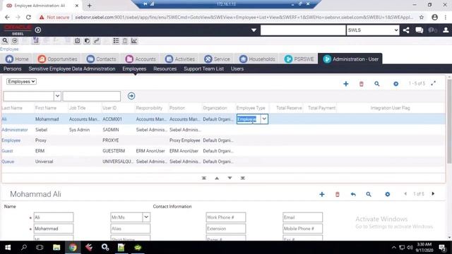 SIEBEL User Admin IP2019 03 Create New user Free Workshop Course in Karachi Lahore Pakistan Dubai смотреть онлайн