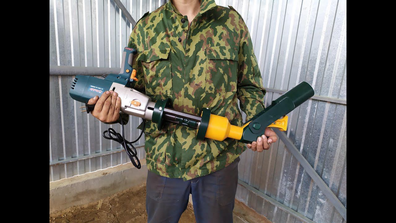 Сваекрут на базе дрели Rebir 2000Вт. и усиленного гайковёрта