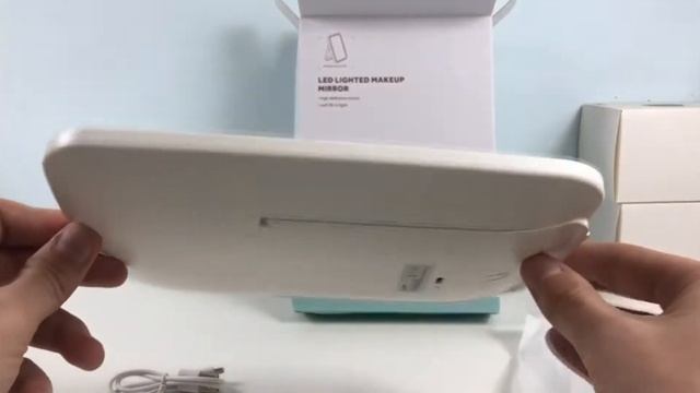 Распаковка и обзор на Зеркало для макияжа Jordan Judy Led Makeup Mirror смотреть онлайн
