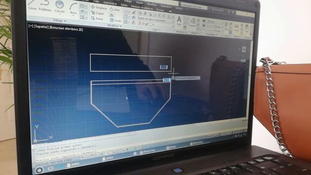 Выкройки сумки в программе Autocad. Часть 1. Bag patterns. смотреть онлайн