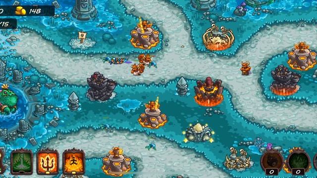 Kingdom Rush Vengeance: Level 20 - Pond of the Sage (Normal, 3 Stars) IOS Gameplay Walkthrough (HD) смотреть онлайн