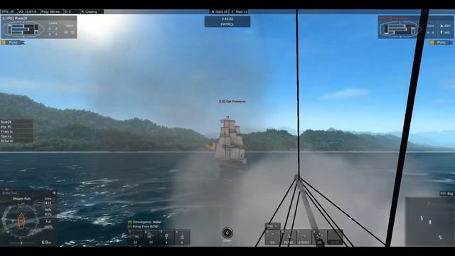 Naval Action - Leogan PZ vs Russians смотреть онлайн