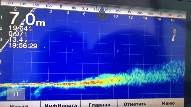 Поставил эхолот Lowrance Live12 и датчик для Garmin Panoptix Livescope LVS32.