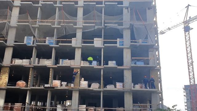 ЖК ВИДНЫЙ ГОРОД. 10.09.2021. Рабочих меньше НЕ стало! смотреть онлайн