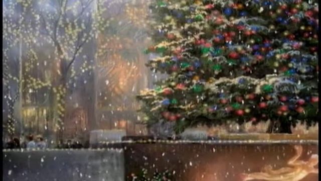 Christmas in New York by Thomas Kinkade смотреть онлайн